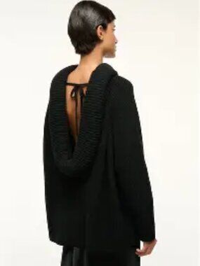 STAUD Waverly Mock Neck Sweater